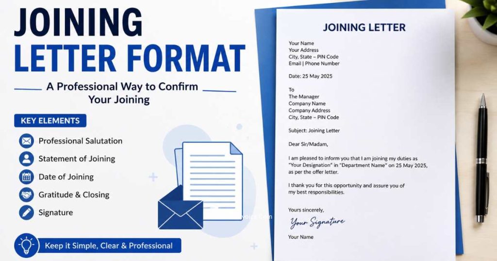 Joining Letter Format